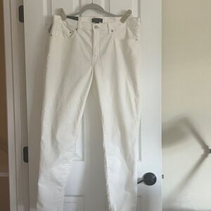 Banana Republic Cream Skinny velvet  jeans